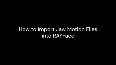 2. RAYFace_Dynamic Occ_JawMotion File