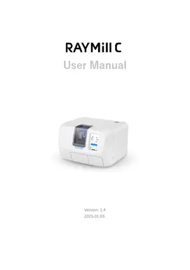 RAYMill C_User_Manual(EN)_v1.4_250103_최종